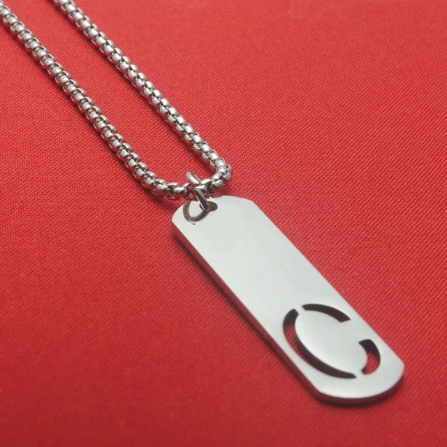 Alphabet Dog-cut Chain