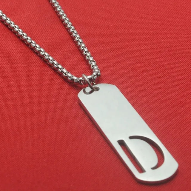Alphabet Dog-cut Chain