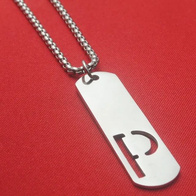 Alphabet Dog-cut Chain