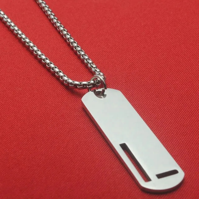 Alphabet Dog-cut Chain