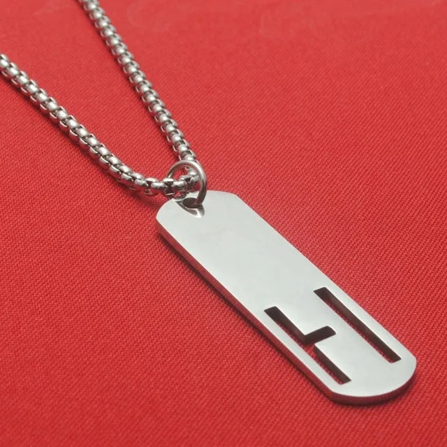 Alphabet Dog-cut Chain