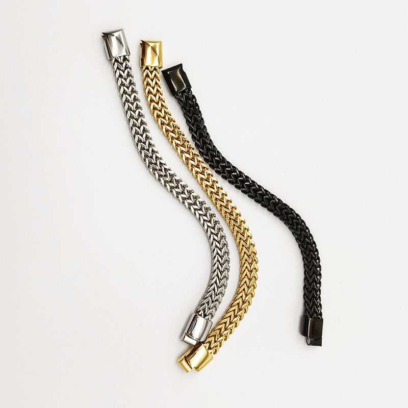 Chain Mail Bracelet With Clasp Lock