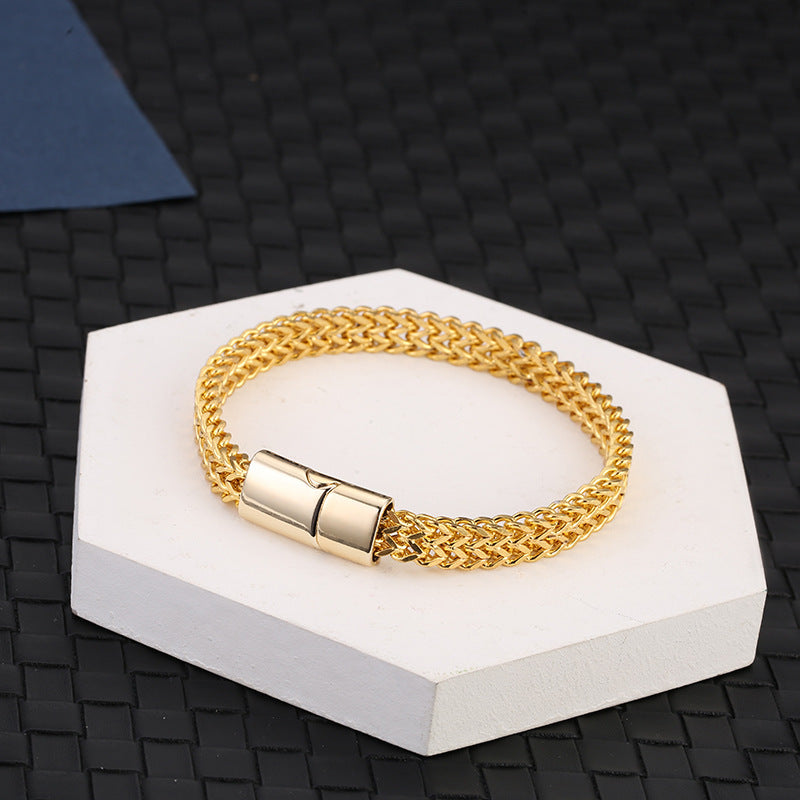 Chain Mail Bracelet With Clasp Lock