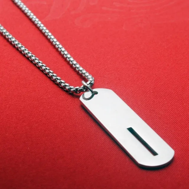Alphabet Dog-cut Chain