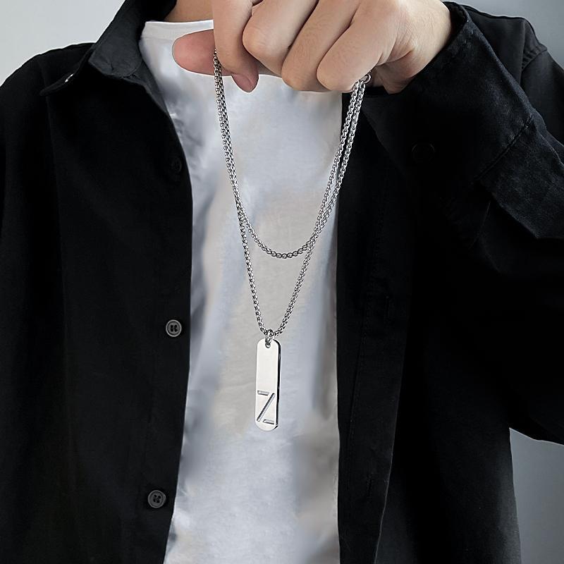 Alphabet Dog-cut Chain