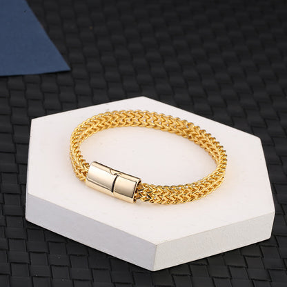 Chain Mail Bracelet With Clasp Lock
